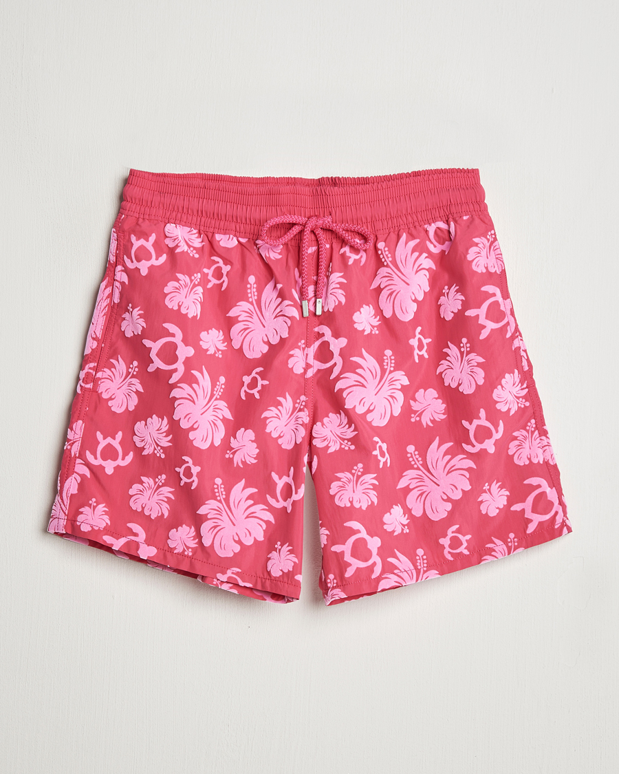 Homme | Maillots De Bain | Vilebrequin | Moorea Swim Shorts Groseille