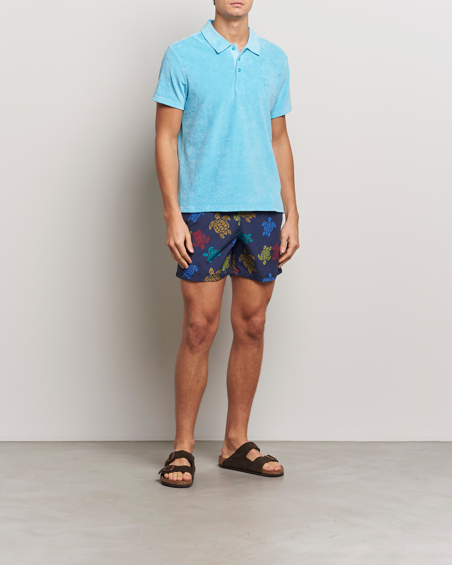 Homme | Maillots De Bain | Vilebrequin | Moorea Swim Shorts Bleu Marine