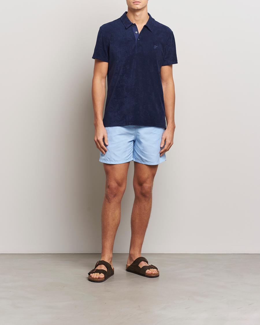 Homme | Polos | Vilebrequin | Phoenix Terry Polo Bleu Marine