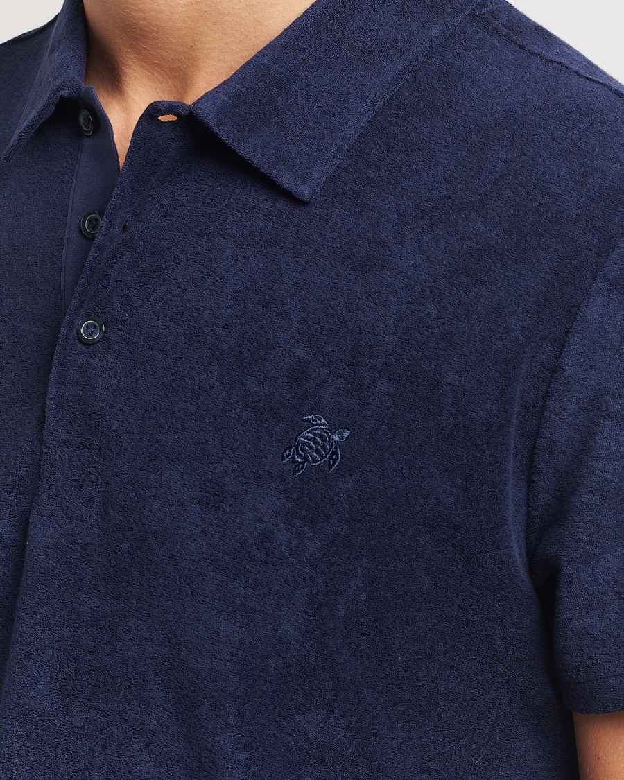 Homme | Polos | Vilebrequin | Phoenix Terry Polo Bleu Marine
