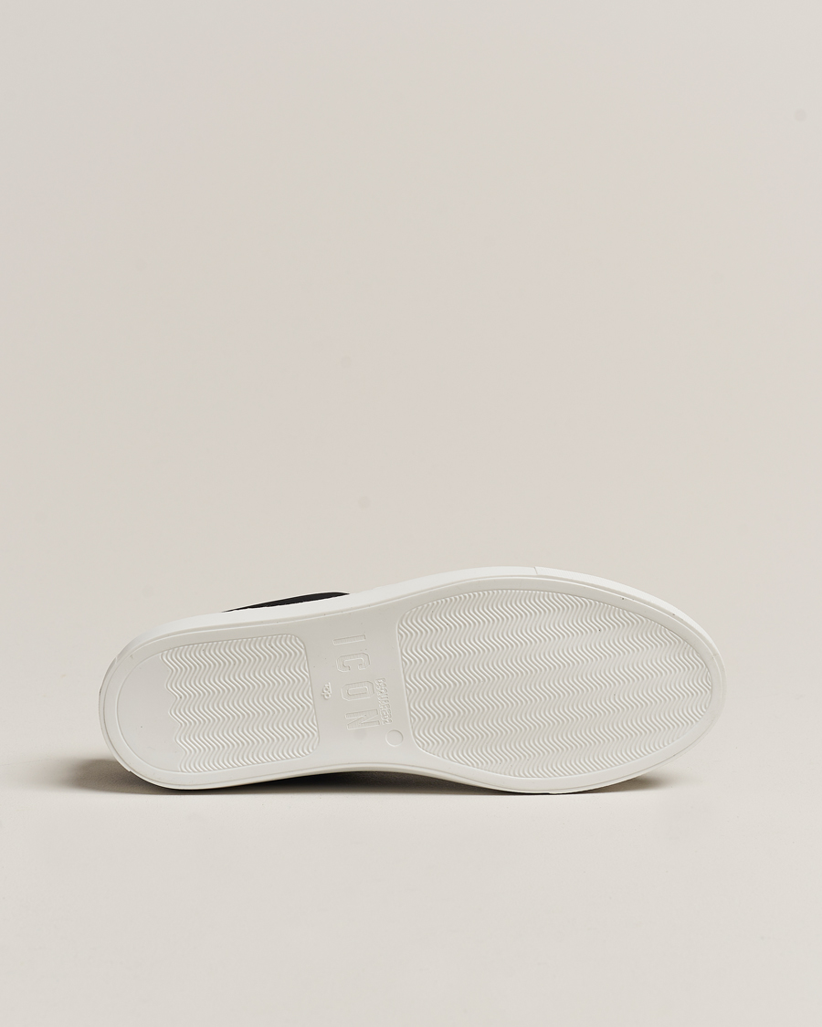 Homme | Dsquared2 Icon Leather Sneaker Black | Dsquared2 | Icon Leather Sneaker Black