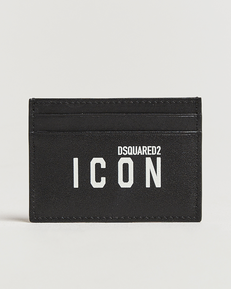 Homme | Dsquared2 Icon Card Holder Black | Dsquared2 | Icon Card Holder Black