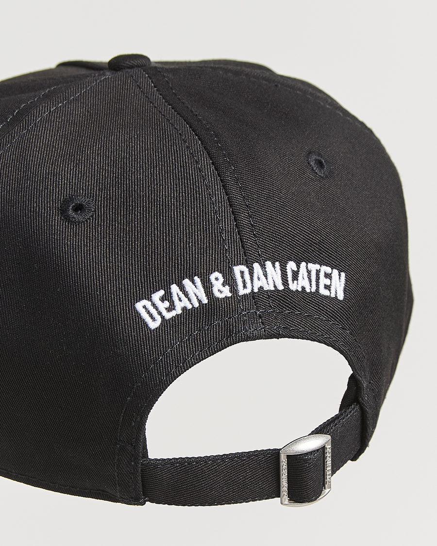 Homme | Dsquared2 Icon Evolution Baseball Cap Black/White | Dsquared2 | Icon Evolution Baseball Cap Black/White