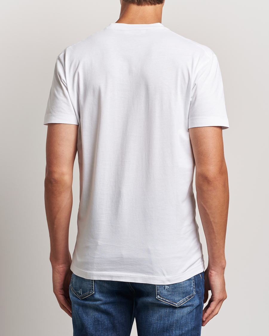 Homme | T-shirts | Dsquared2 | Cool Fit Leaf T-Shirt White