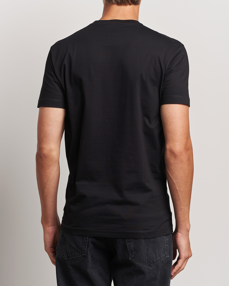 Homme | T-shirts | Dsquared2 | Cool Fit Leaf T-Shirt Black