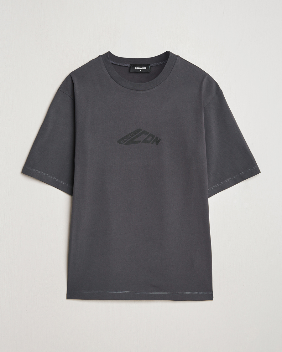 Homme | T-shirts | Dsquared2 | Icon Evolution T-Shirt Charcoal