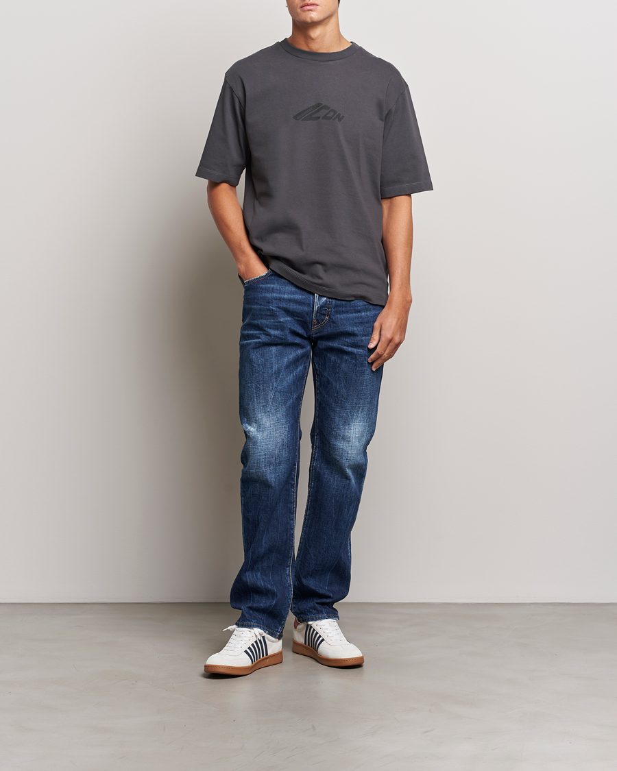 Homme | T-shirts | Dsquared2 | Icon Evolution T-Shirt Charcoal