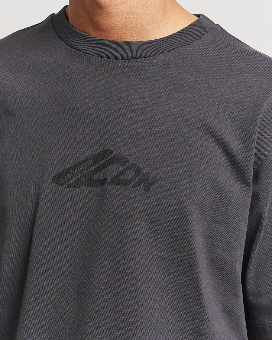 Homme | T-shirts | Dsquared2 | Icon Evolution T-Shirt Charcoal
