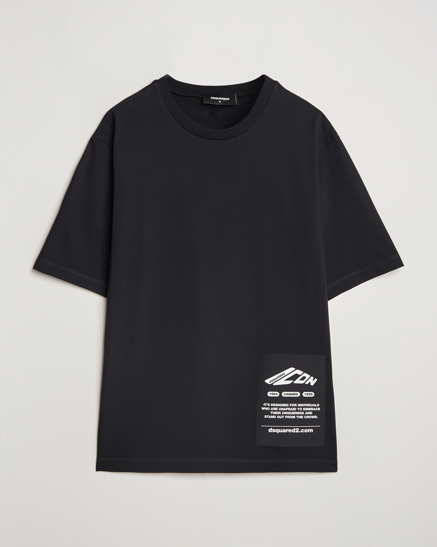 Homme | T-shirts | Dsquared2 | Icon Evolution T-Shirt Black