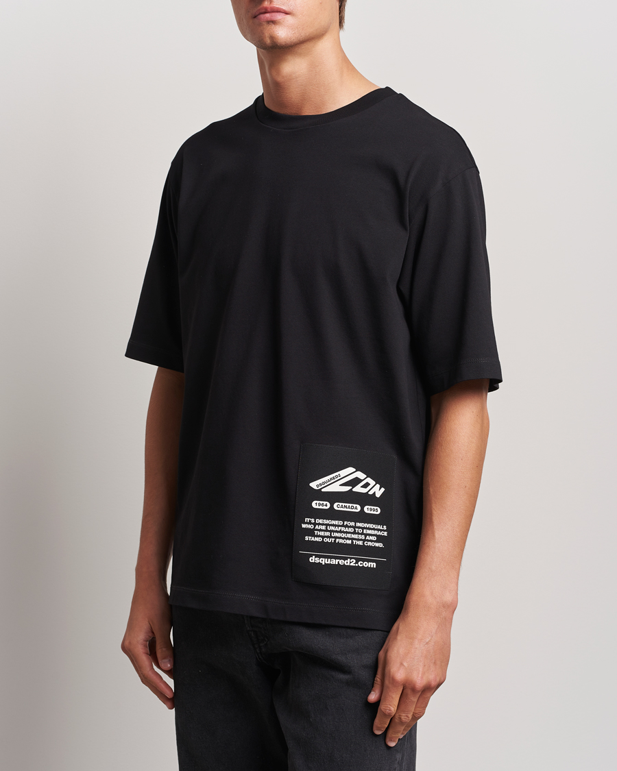 Homme | T-shirts | Dsquared2 | Icon Evolution T-Shirt Black