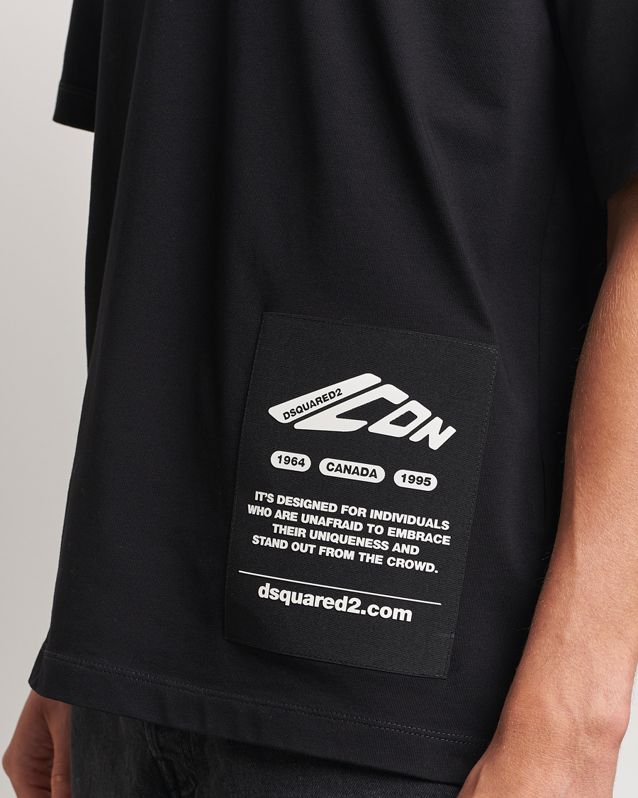 Homme | T-shirts | Dsquared2 | Icon Evolution T-Shirt Black