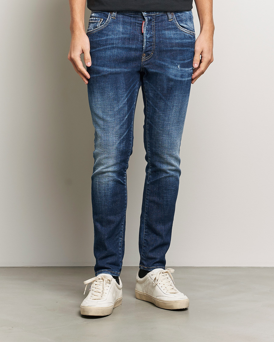 Homme | Jeans | Dsquared2 | Skater Jeans Medium Blue