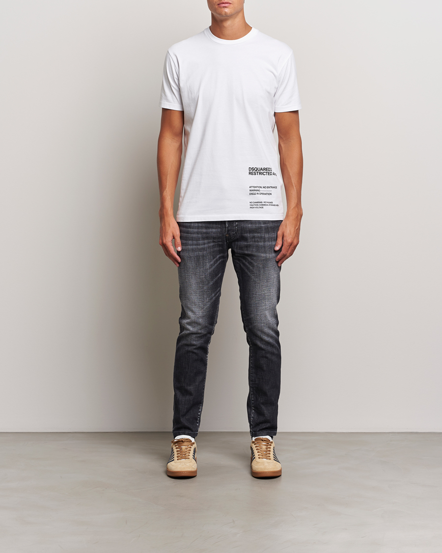 Homme | Jeans | Dsquared2 | Skater Jeans Washed Black