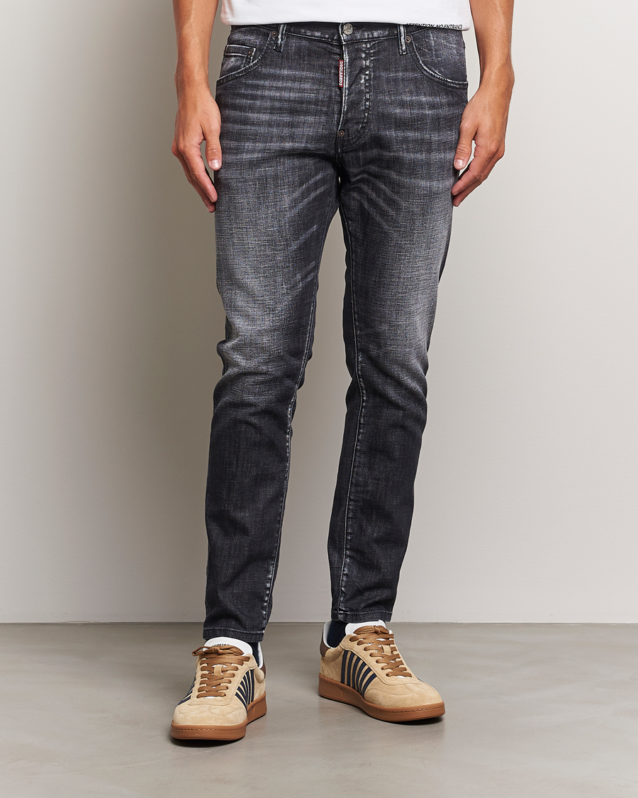 Homme | Jeans | Dsquared2 | Skater Jeans Washed Black