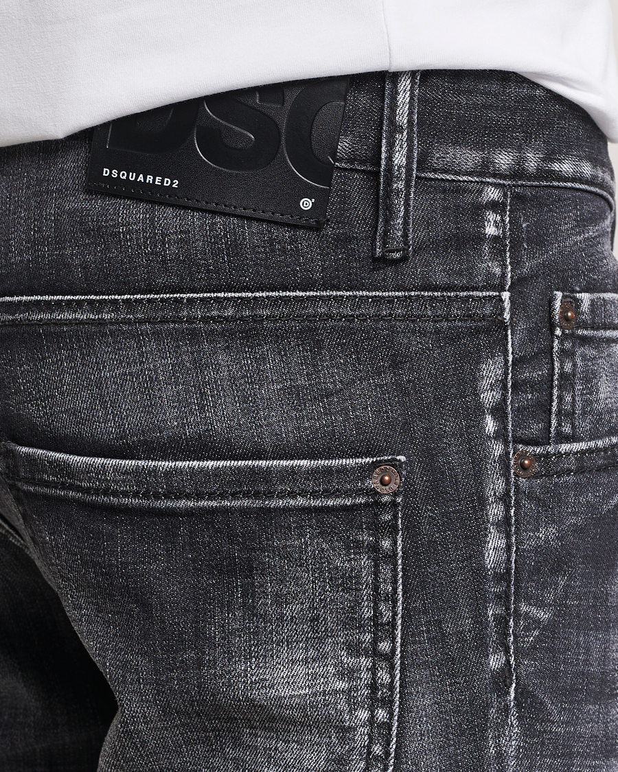 Homme | Jeans | Dsquared2 | Skater Jeans Washed Black