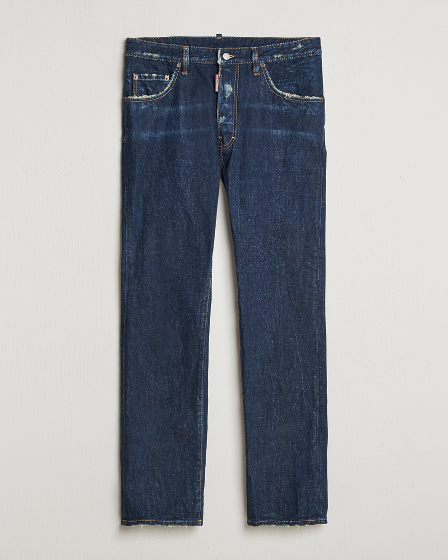 Homme | Jeans | Dsquared2 | 642 Loose Jeans Dark Blue