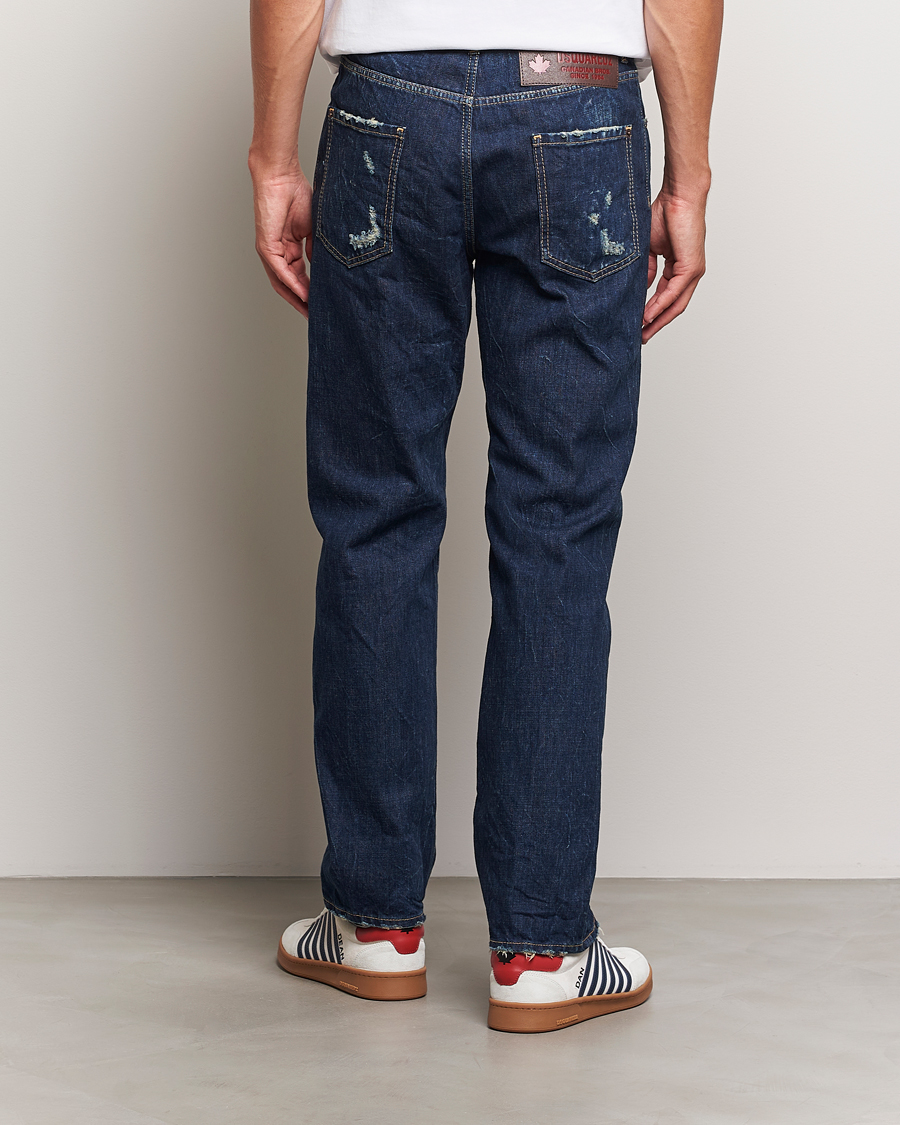 Homme | Jeans | Dsquared2 | 642 Loose Jeans Dark Blue