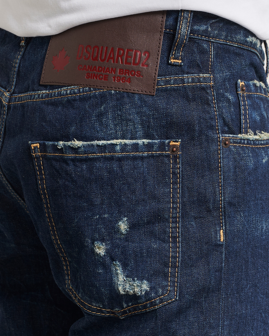 Homme | Jeans | Dsquared2 | 642 Loose Jeans Dark Blue