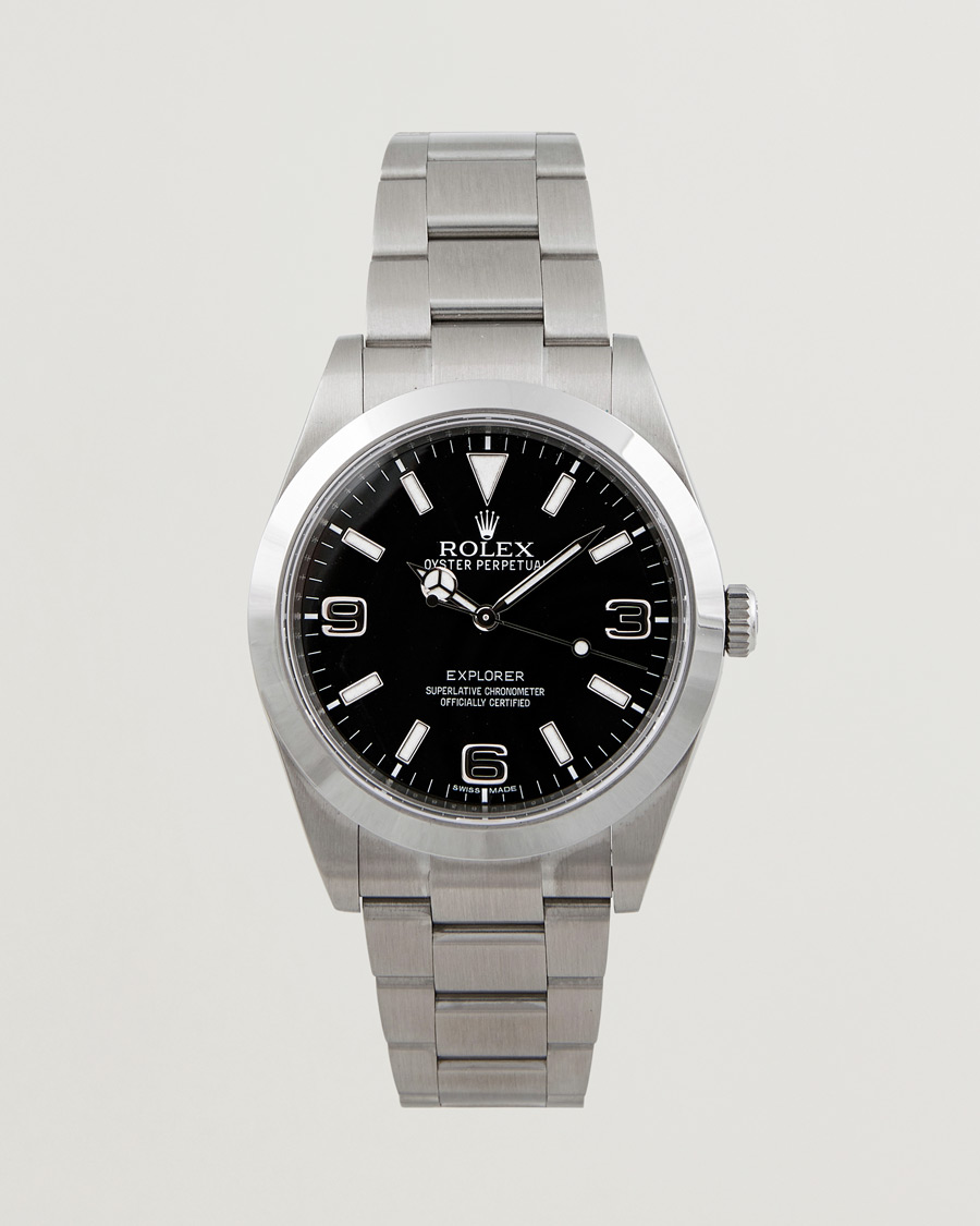 Homme | Rolex Pre-Owned Explorer 214270 Silver | Rolex Pre-Owned | Explorer 214270 Silver