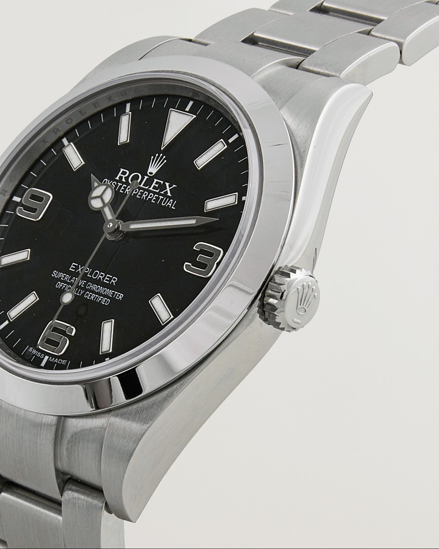 Homme | Rolex Pre-Owned Explorer 214270 Silver | Rolex Pre-Owned | Explorer 214270 Silver
