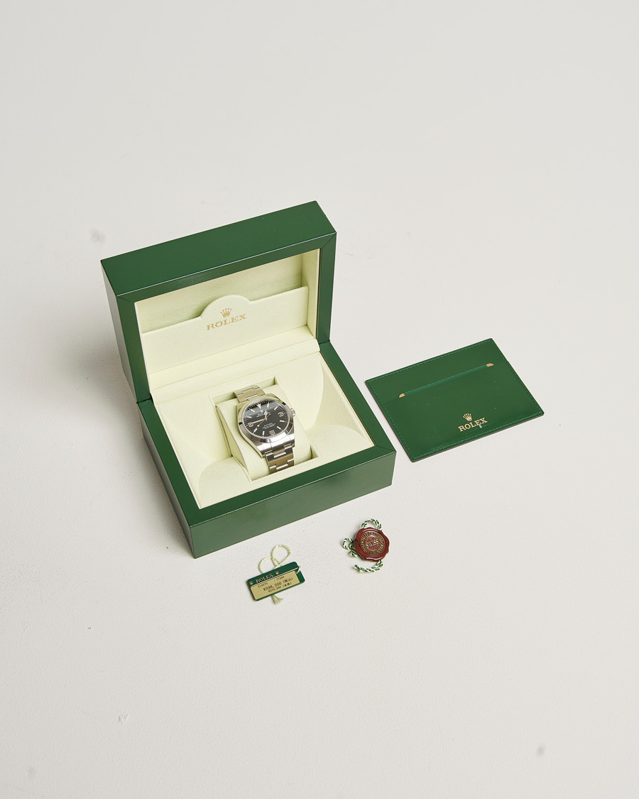 Homme | Rolex Pre-Owned Explorer 214270 Silver | Rolex Pre-Owned | Explorer 214270 Silver