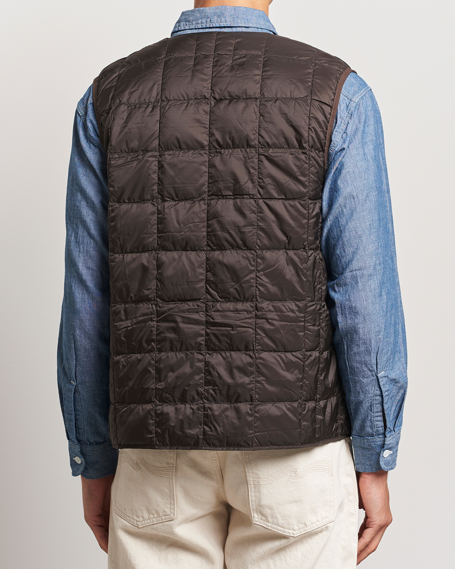 Homme | Manteaux Et Vestes | TAION | V-Neck Lightweight Down Vest Dark Choco