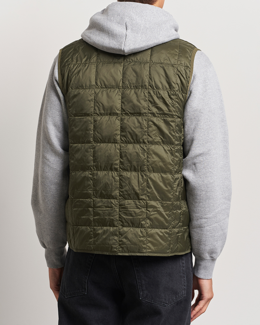 Homme | Manteaux Et Vestes | TAION | V-Neck Lightweight Down Vest Dark Olive