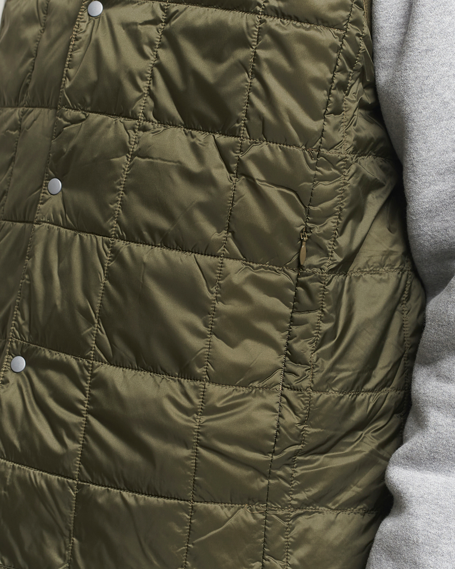 Homme | Manteaux Et Vestes | TAION | V-Neck Lightweight Down Vest Dark Olive