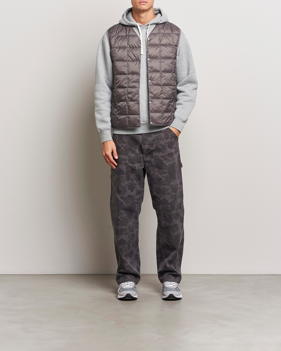 Homme | Gilets | TAION | V-Neck Lightweight Down Vest Gray