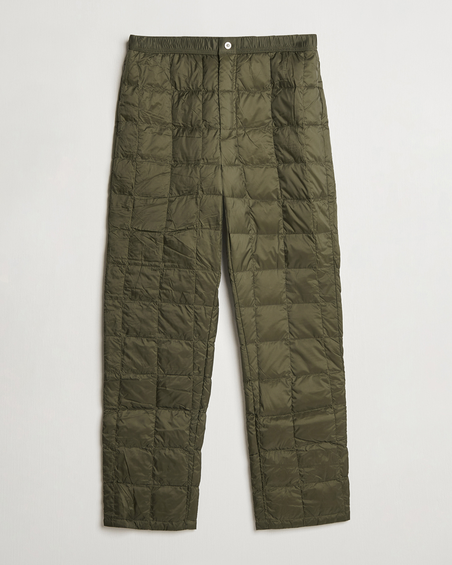 Homme | Pantalons | TAION | Regular Straight Down Pants Dark Olive