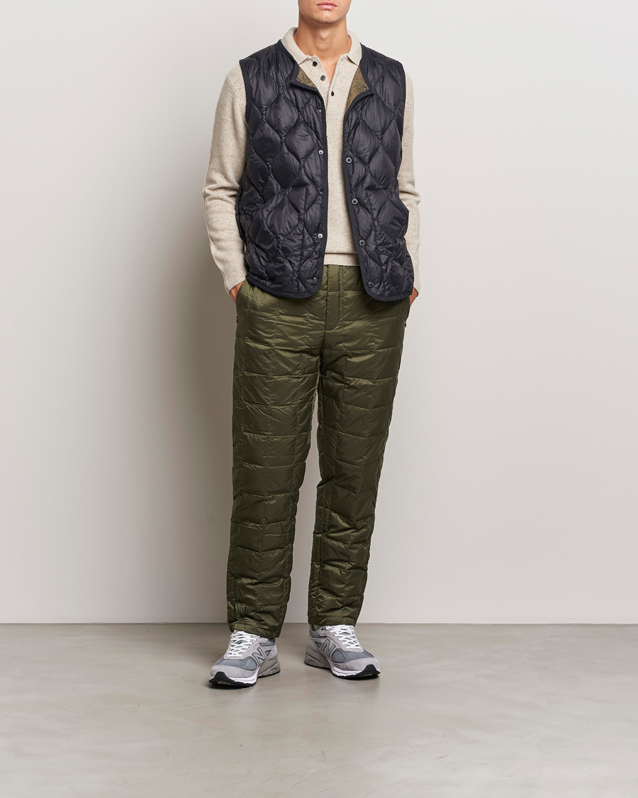 Homme | Pantalons | TAION | Regular Straight Down Pants Dark Olive