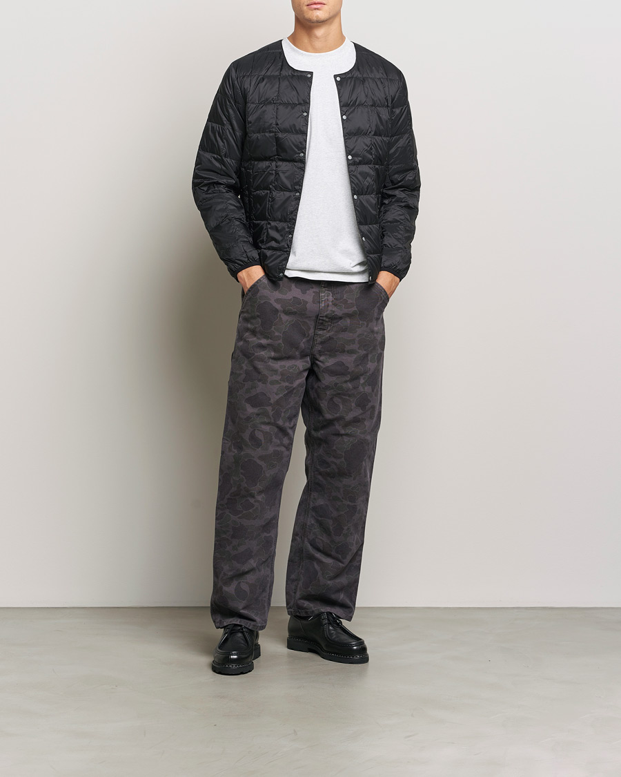 Homme | Manteaux Et Vestes | TAION | Crew Neck Button Down Jacket Black