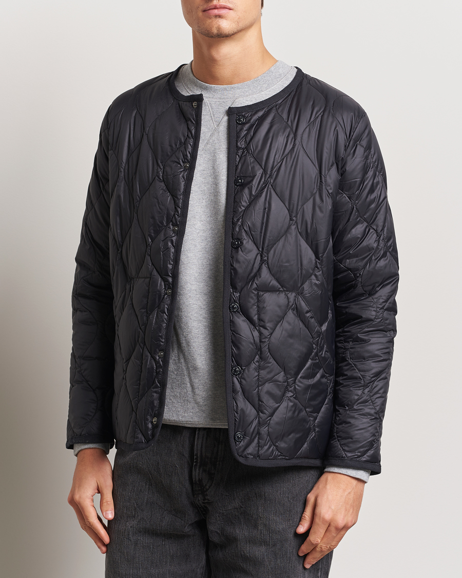 Homme | Manteaux Et Vestes | TAION | Military Crew Neck Down Jacket Black