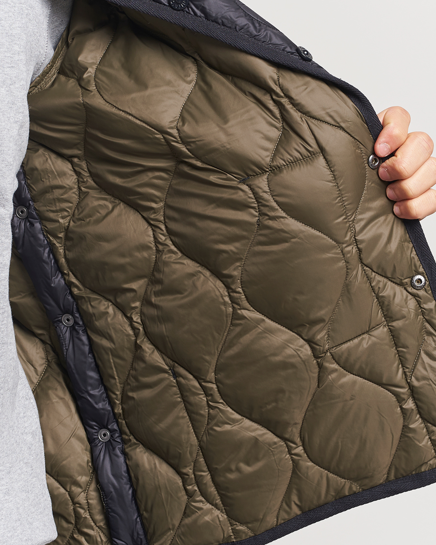 Homme | Manteaux Et Vestes | TAION | Military Crew Neck Down Jacket Black