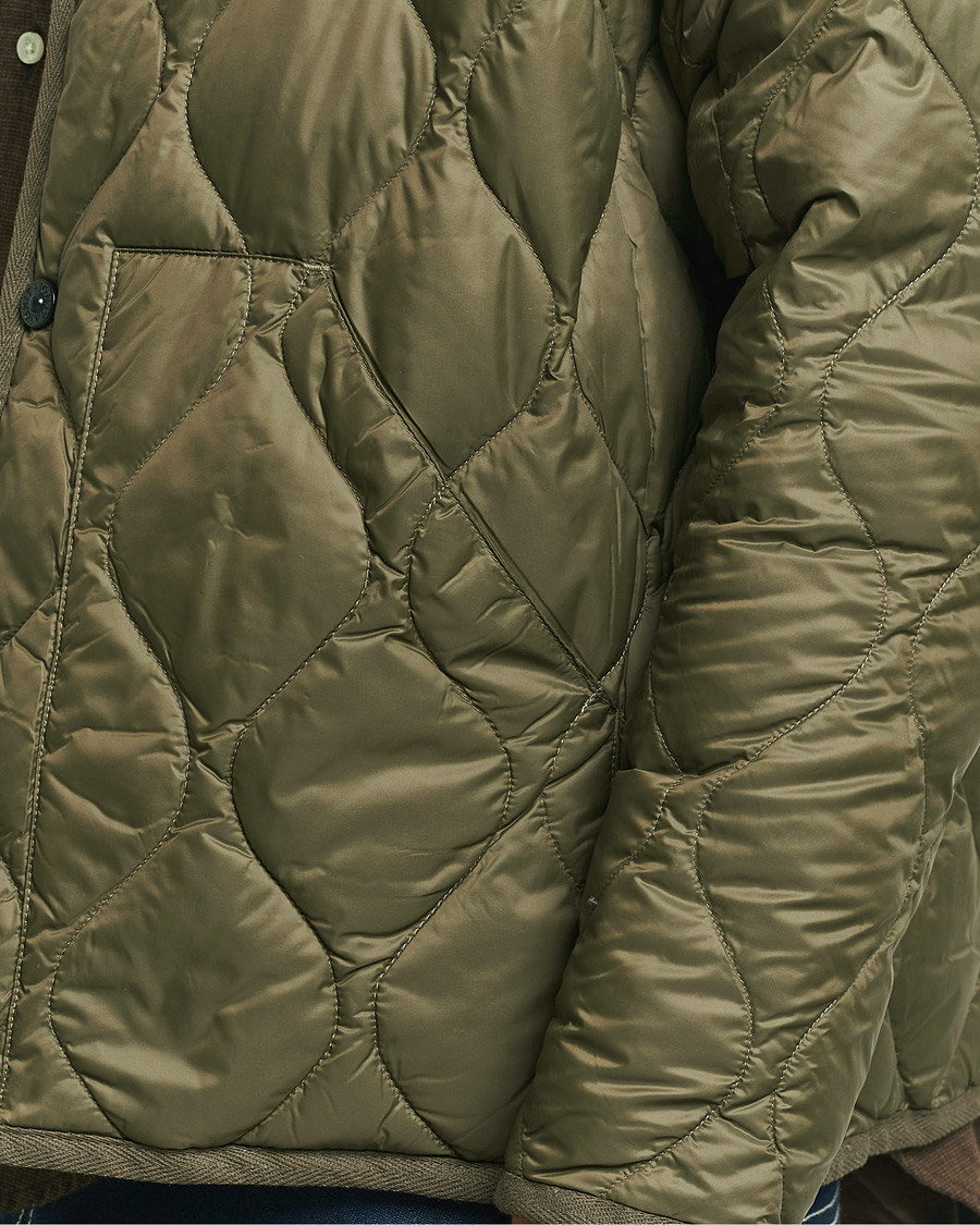 Homme | Manteaux Et Vestes | TAION | Military Crew Neck Down Jacket Dark Olive