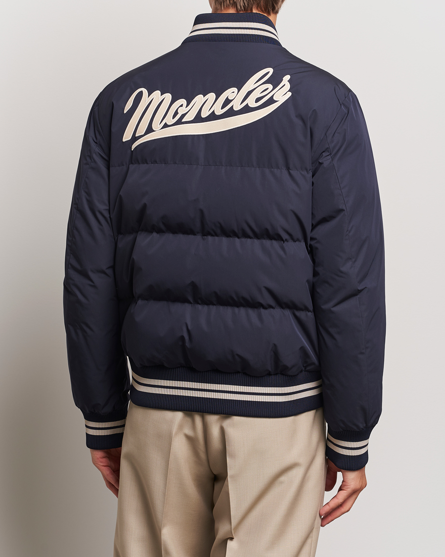 Homme | Manteaux Et Vestes | Moncler | Lateltin Varsity Jacket Navy