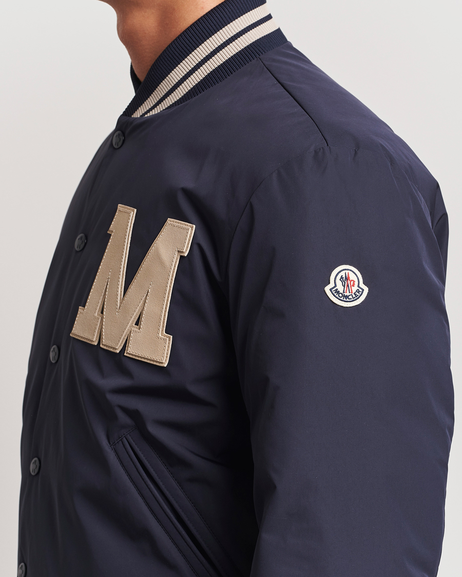 Homme | Manteaux Et Vestes | Moncler | Lateltin Varsity Jacket Navy
