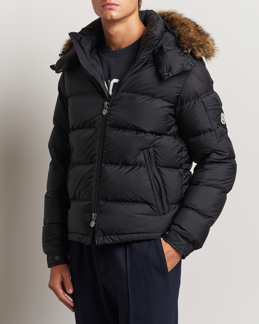 Homme | Manteaux Et Vestes | Moncler | Maya Faux Fur Jacket Black
