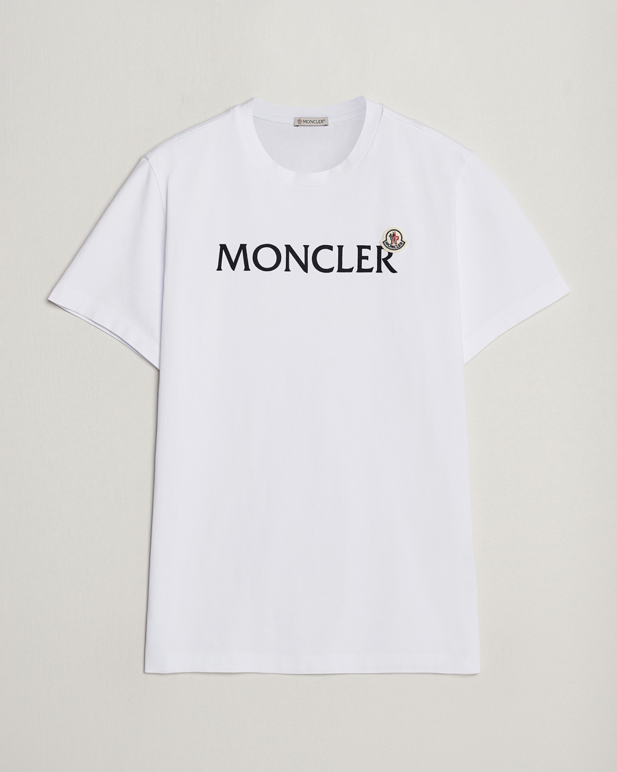 Homme | T-shirts | Moncler | Lettering Logo T-Shirt White