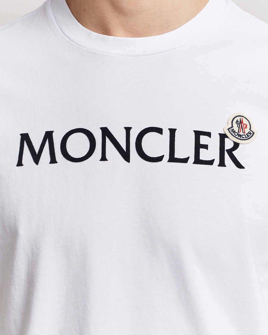 Homme | T-shirts | Moncler | Lettering Logo T-Shirt White