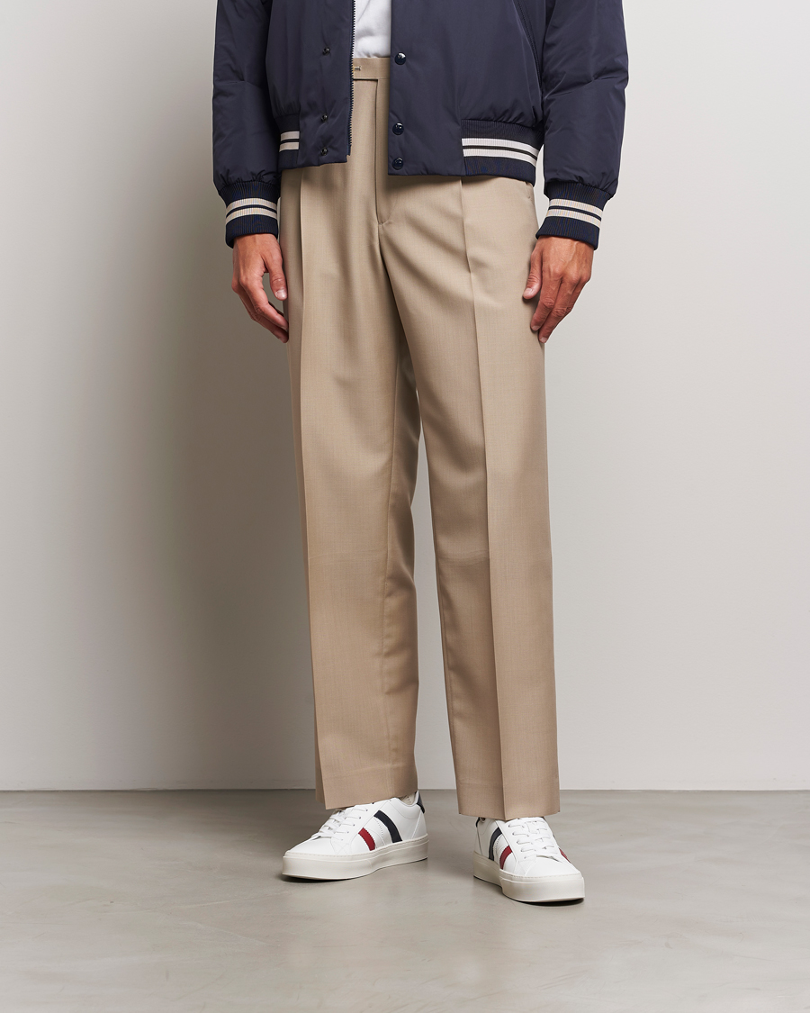 Homme | Moncler Monaco Sneakers White | Moncler | Monaco Sneakers White