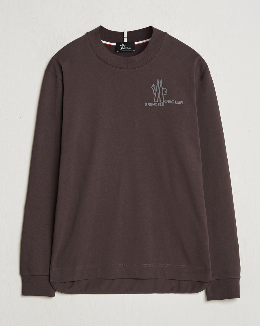 Homme | T-shirts | Moncler Grenoble | Long Sleeve T-Shirt Brown