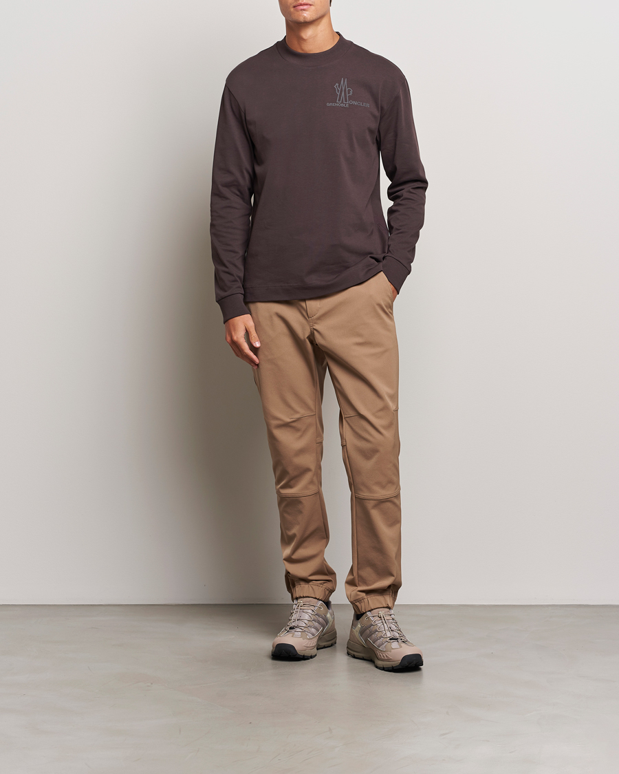 Homme | T-shirts | Moncler Grenoble | Long Sleeve T-Shirt Brown