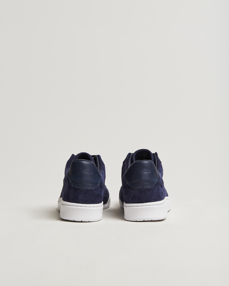 Homme | Polo Ralph Lauren Polo Court Sneaker Navy Suede | Polo Ralph Lauren | Polo Court Sneaker Navy Suede