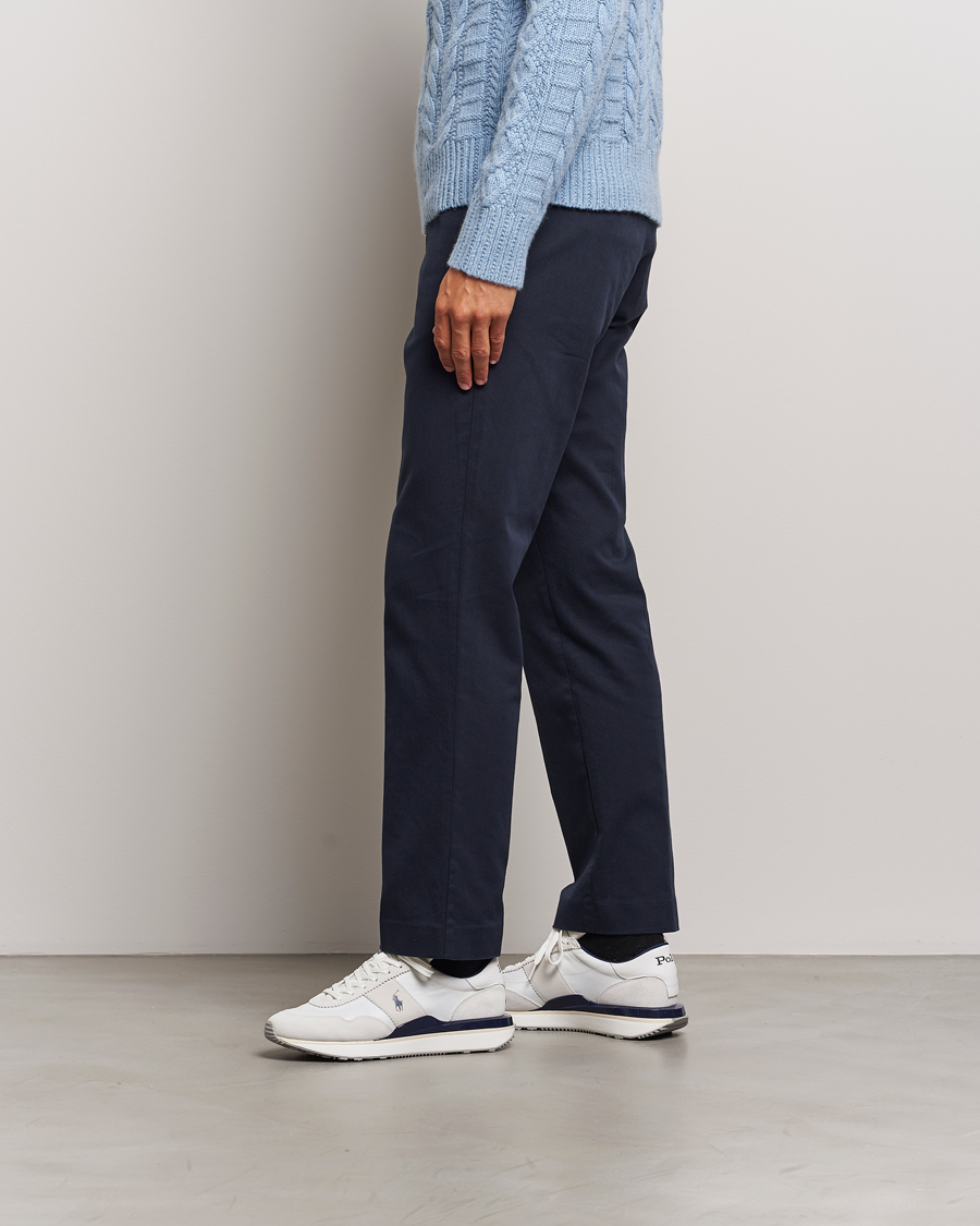 Homme | Polo Ralph Lauren Train 89 PP Sneaker Deckwash White/Newport Navy | Polo Ralph Lauren | Train 89 PP Sneaker Deckwash White/Newport Navy