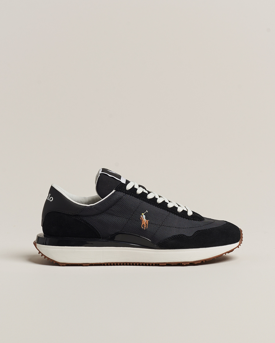 Homme | Polo Ralph Lauren Train 89 PP Sneaker Black/Multi PP | Polo Ralph Lauren | Train 89 PP Sneaker Black/Multi PP