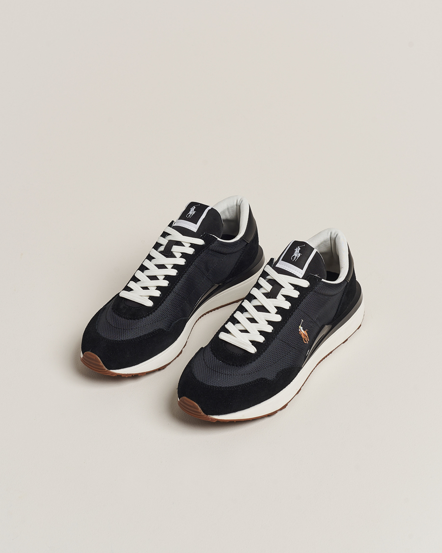 Homme | Polo Ralph Lauren Train 89 PP Sneaker Black/Multi PP | Polo Ralph Lauren | Train 89 PP Sneaker Black/Multi PP
