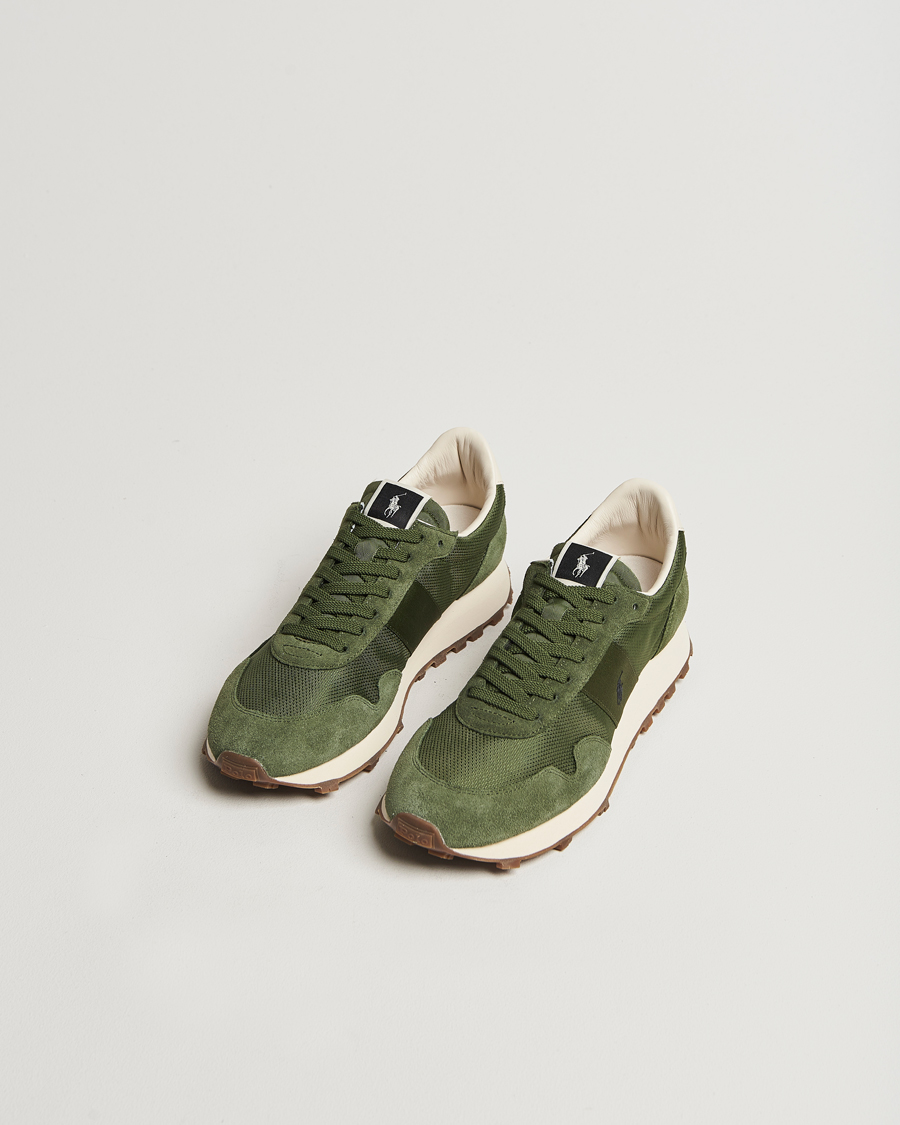 Homme | Polo Ralph Lauren PRL Trail125 Sneaker Classic Drab/Ecru | Polo Ralph Lauren | PRL Trail125 Sneaker Classic Drab/Ecru