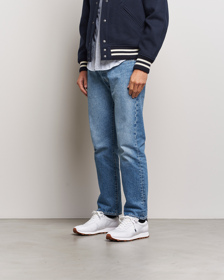 Homme | Polo Ralph Lauren PRL Trail125 Sneaker White /Newport Navy | Polo Ralph Lauren | PRL Trail125 Sneaker White /Newport Navy