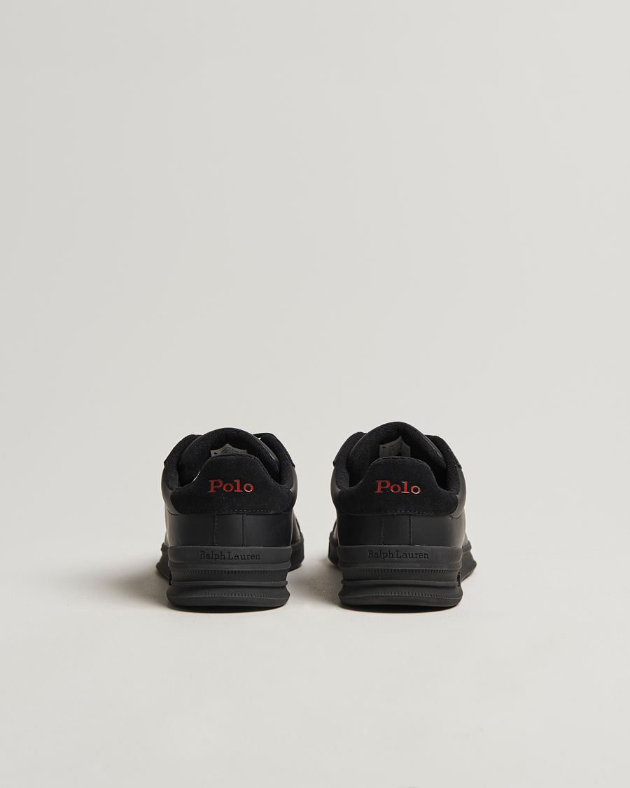 Homme | Polo Ralph Lauren Heritage Court II High Sneaker Black/Red | Polo Ralph Lauren | Heritage Court II High Sneaker Black/Red